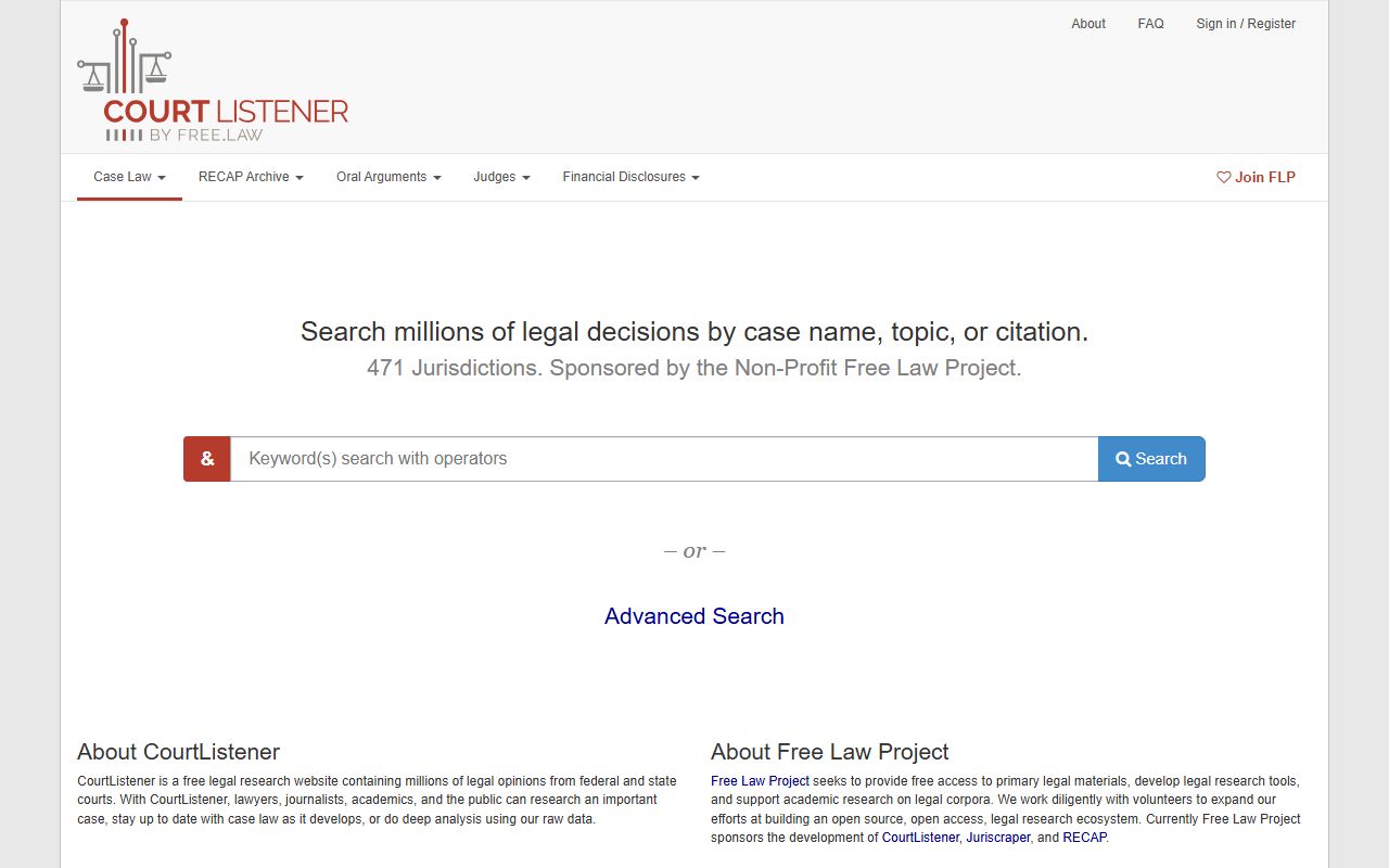 Davidson County court dockets federal and appellate research context