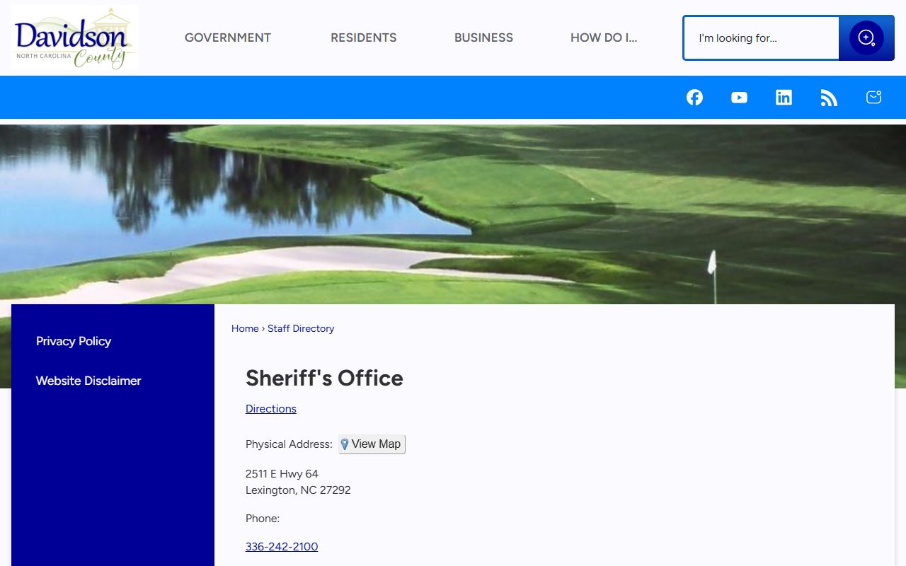 Davidson County inmate records jail directory visitation source