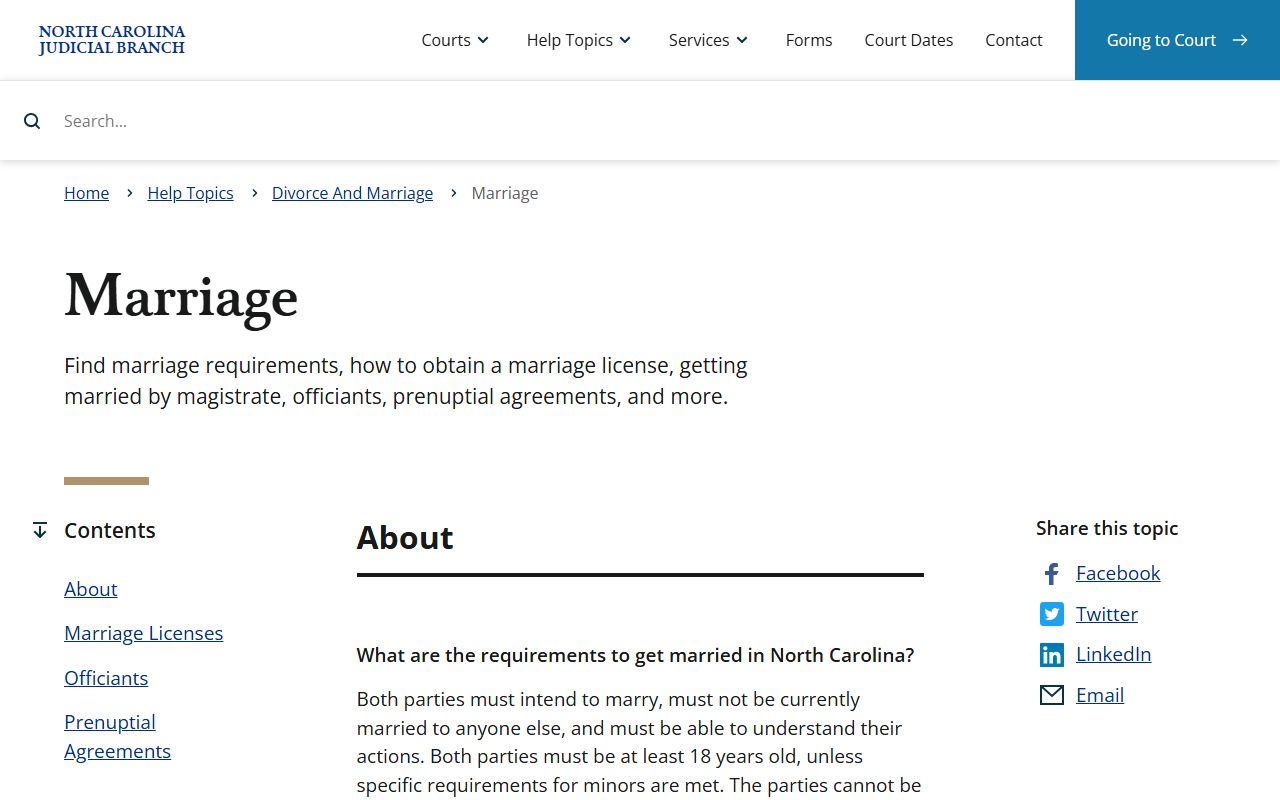 Davidson County marriage records North Carolina marriage help topic